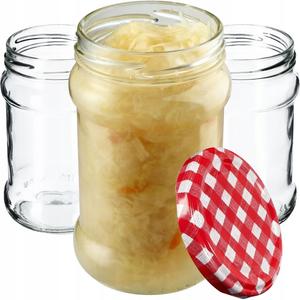 KADAX маленькие баночки для консервирования 315 мл, fi66, баночки для меда, баночки для варенья с крышками