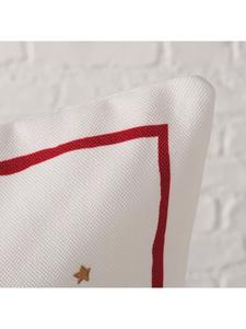 Boltze Подушка «Бейли» в бело-красной цветовой гамме - (Д)45 x (Ш)45 см