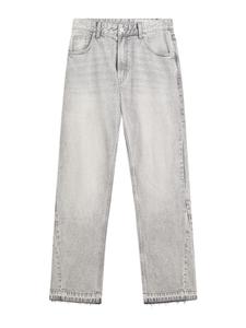 Bershka Джинсы-клеш в сером дениме