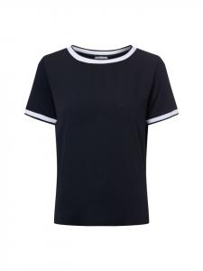 More & More Белая футболка темно-синего цвета