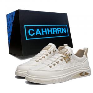 CAHHRRN Мужские лоу-топ скейтбордские кеды бежевый хаки, цвет Beige Khaki