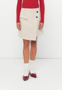 Юбка YAS YASSEMANA SKIRT, Oat Milk/White