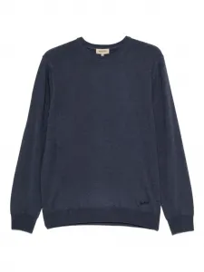 Свитер с круглым вырезом Woolrich, синий