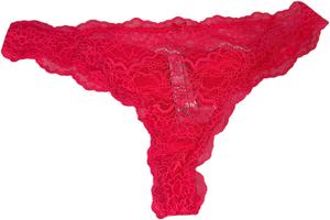 Victoria's Secret кружевное стринги цвет Hot Pink New