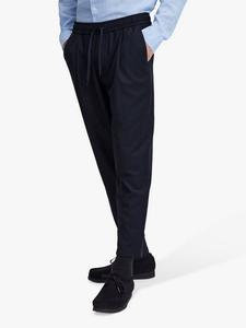 Плиссированные брюки hakan с завязками Casual Friday, темно-синий