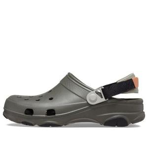 Кроссовки all-terrain clogs 'dusty olive multi' Crocs, зеленый