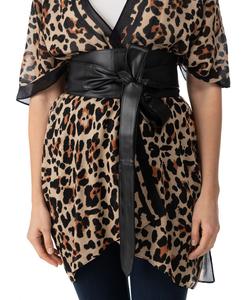 Женский широкий ремень из искусственной кожи I.N.C. International Concepts, черный