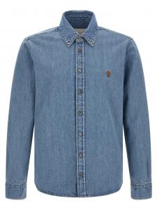 Джинсовая рубашка 'Ami de Coeur' AMI Paris, синий