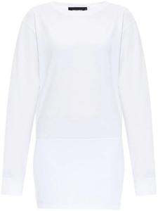 Платье с текстовым принтом DSQUARED2, белый