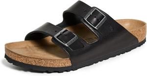 Мужские сандалии Birkenstock Arizona Vintage с усиленным протектором, черный