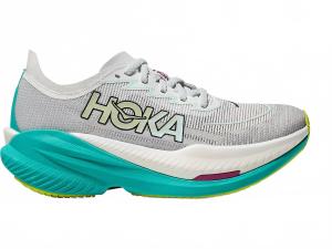 Женские кроссовки Mach X 2 в цвете Frost/Electric Aqua Hoka, Frost/Electric Aqua