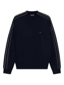 Свитер с полосками EMPORIO ARMANI, синий