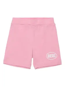 Шорты Polpyshortb с логотипом Diesel Kids, розовый