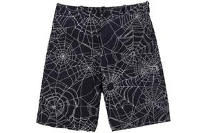 Шорты с паутинным принтом NEIGHBORHOOD, черный