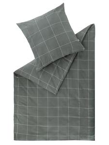 Esprit Комплект постельного белья из фланели "Клетка" серого цвета
