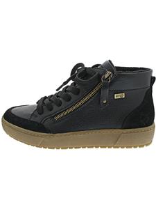 Remonte Черные ботинки на шнуровке