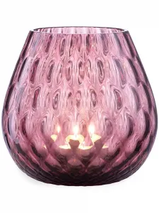 Стеклянная подставка для свечи Nasonmoretti, розовый