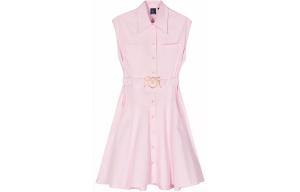 PINKO SS24 Платье без рукавов Women's Bubble Gum Pink