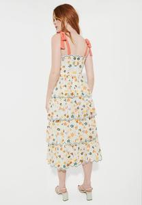 Дневное платье EMBROIDERY MIDI  BEAUUT, бежевый