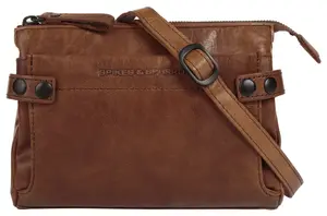 Сумка через плечо Spikes & Sparrow, натуральная кожа, цвет Cognac