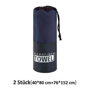 Спортивное полотенце из микрофибры Kariban ProAct PA580 красное, один размер DQQ, темно-синий