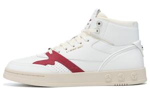 1990 Скейтбординг Кроссовки Мужские Средний Верх Белый/Красный Li-Ning 1990