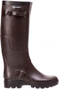 Мужские резиновые сапоги AIGLE, коричневый