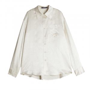 ELLE Рубашка Women's Apricot Lapel