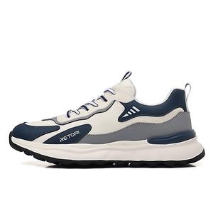 LEXON Низкие повседневные мужские кроссовки бело-голубые, цвет White Blue