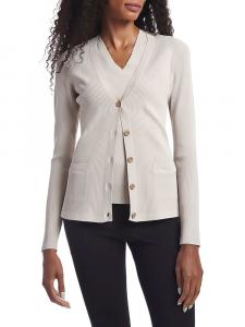 Кардиган Cunningham в рубчик Capsule 121, цвет Sand