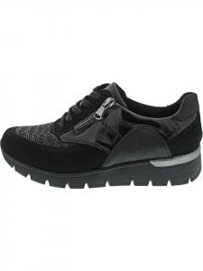 WALDLÄUFER Спортивные кроссовки K-Ramona на шнуровке, черные