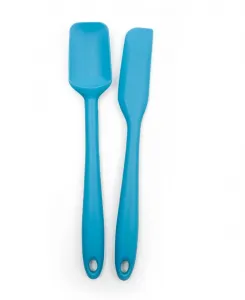 Набор из двух мини-лопаток Ela Series бирюзового цвета с силиконовым покрытием из стали, 20 см (20 см) Rsvp International