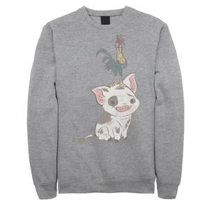 Мужской флис с портретом Moana Heihei и Pua Disney