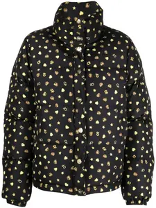 Пуховик с логотипом Chiara Ferragni, черный