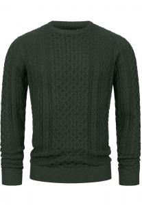 Свитер INDICODE JEANS Sweater, зеленый