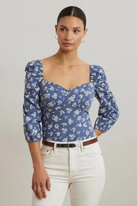 Топ Lauren Ralph Lauren, синий