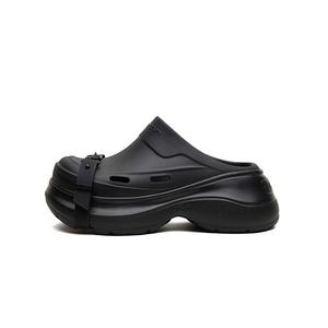 Сабо с закрытым носком унисекс Abcicey, черный