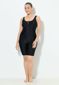 Купальник Ulla Popken SPORTY UNITARD ZIP FRONT , Black