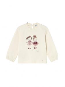 Блузка regular fit 2075 Mayoral, экрю