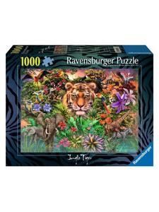 Пазл Ravensburger «Тигр из джунглей» из 1000 деталей с красочным рисунком