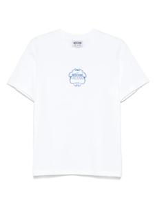 Футболка из хлопка MOSCHINO JEANS, белый