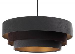 Подвесной светильник BPSKoncept Triniti Dark, коричневый - золотой - графит
