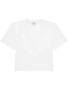 Футболка с логотипом Courrèges, белый