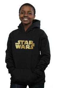 Золотой худи с логотипом Star Wars, черный