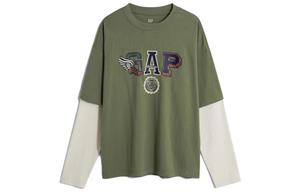 Футболка Unisex GAP, шалфейно-зелёная