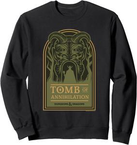 Толстовка с обложкой игры Dungeons & Dragons Tomb Of Annihilation Acererak, черная