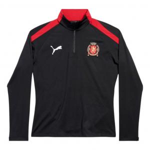 Футболка Balenciaga x Puma Half-zip T-Shirt 'Black Red'