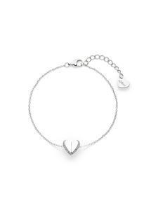s.Oliver Браслет в форме сложенного сердца из серебра