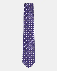 Шелковый твилевый галстук Emidio Tucci, темно-синий