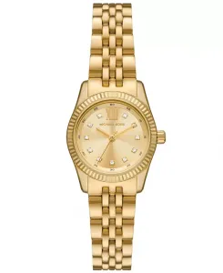 Женские часы Lexington с тремя стрелками из нержавеющей стали золотистого оттенка, 26 мм Michael Kors, gold-tone